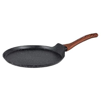 Florina Aluminium-pfannkuchenpfanne MASTER BLACK 26CM Antihaftbeschichtung Für alle Herdarten inkl. Induktion Ergonomischer Soft-Touch-Griff Hitzebeständig Leicht zu reinigen Florina Aluminium-pfannkuchenpfanne MASTER BLACK 26CM Antihaftbeschichtung Für alle Herdarten inkl. Induktion Ergonomischer Soft-Touch-Griff Hitzebeständig Leicht zu reinigen
