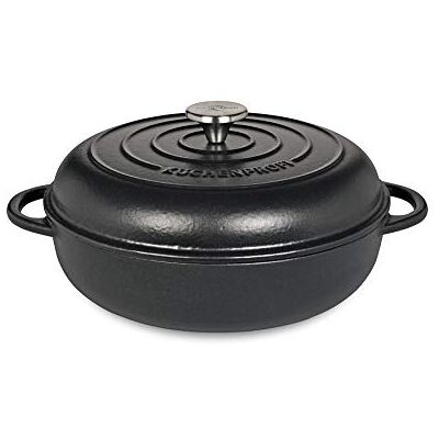 KÜCHENPROFI Provence Gourmetpfanne 28 cm Schwarz KÜCHENPROFI Provence Gourmetpfanne 28 cm Schwarz