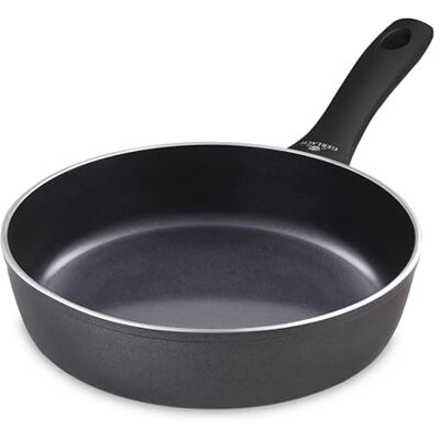Lumarko 24cm Tiefe Pfanne - Keramik Antihaft - Induktion geeignet - Langlebiges Aluminium - Soft Touch Griff Lumarko 24cm Tiefe Pfanne - Keramik Antihaft - Induktion geeignet - Langlebiges Aluminium - Soft Touch Griff