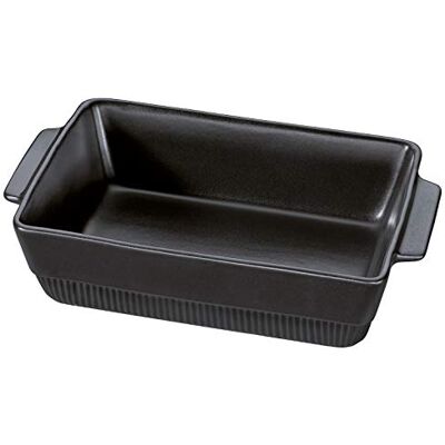 Spring CHALET Auflaufform rechteckig 3 L, schwarze Ofenkeramik, 35x21 cm Spring CHALET Auflaufform rechteckig 3 L, schwarze Ofenkeramik, 35x21 cm