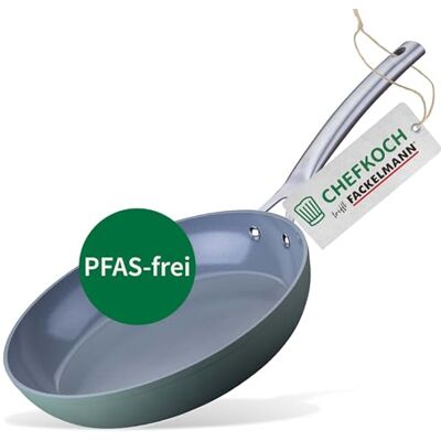 FACKELMANN Chefkoch trifft Keramikpfanne Stuttgart Ø 28 cm – Hochwertige Antihaftbeschichtung, 100% recyceltes Aluminium, backofengeeignet bis 200° FACKELMANN Chefkoch trifft Keramikpfanne Stuttgart Ø 28 cm – Hochwertige Antihaftbeschichtung, 100% recyceltes Aluminium, backofengeeignet bis 200°