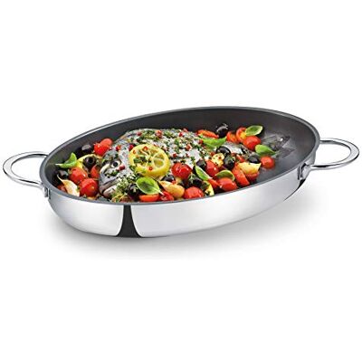 KUCHENPROFI Schwarze Edelstahlpfanne - Frying Pan KUCHENPROFI Schwarze Edelstahlpfanne - Frying Pan