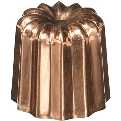 DE BUYER Gezackte Kuchenform, mit Kupferkante, ø55 mm, 27.9 x 20.1 x 10.9 cm, Grau DE BUYER Gezackte Kuchenform, mit Kupferkante, ø55 mm, 27.9 x 20.1 x 10.9 cm, Grau