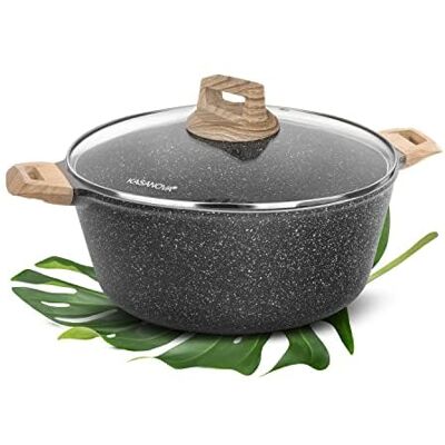 Kasanova Eco Petra 32 cm Bratpfanne mit Deckel Kasanova Eco Petra 32 cm Bratpfanne mit Deckel