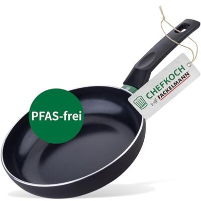 FACKELMANN Chefkoch Aluminium-Pfanne Ø20 cm Bielefeld mit Keramik-Antihaft-Beschichtung – Bratpfanne aus Aluminium: Extra leicht – Für alle Herdarten geeignet (auch Induktion) FACKELMANN Chefkoch Aluminium-Pfanne Ø20 cm Bielefeld mit Keramik-Antihaft-Beschichtung – Bratpfanne aus Aluminium: Extra leicht – Für alle Herdarten geeignet (auch Induktion)
