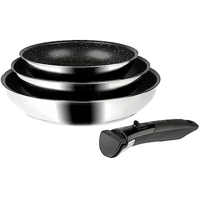 SITRAM 714269 Edelstahl-Pfannenset - Ø 20, 24, 28 cm SITRAM 714269 Edelstahl-Pfannenset - Ø 20, 24, 28 cm