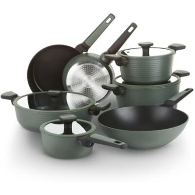 Kasanova Kochgeschirr-Set - 11 Teile Komplettes Kochzubehör Kasanova Kochgeschirr-Set - 11 Teile Komplettes Kochzubehör