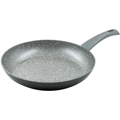 Zanetti Durapietra Antihaft-Pfanne, geeignet für alle Herdarten, einschließlich Induktion, stabiler Boden, dicke Beschichtung, Soft-Touch-Griff, Durchmesser 28 cm Zanetti Durapietra Antihaft-Pfanne, geeignet für alle Herdarten, einschließlich Induktion, stabiler Boden, dicke Beschichtung, Soft-Touch-Griff, Durchmesser 28 cm