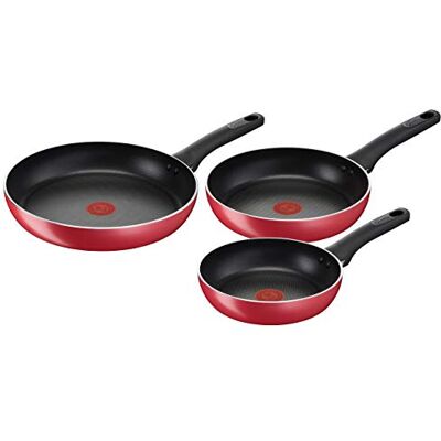 Lagostina Set di 3 padelle Cucina Mediterranea Rosso, nero - Kochgeschirr-Set Lagostina Set di 3 padelle Cucina Mediterranea Rosso, nero - Kochgeschirr-Set