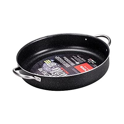 Moneta Etnea PRO Kochtopf mit Edelstahlgriff, Aluminium, Schwarz, 36 cm Moneta Etnea PRO Kochtopf mit Edelstahlgriff, Aluminium, Schwarz, 36 cm