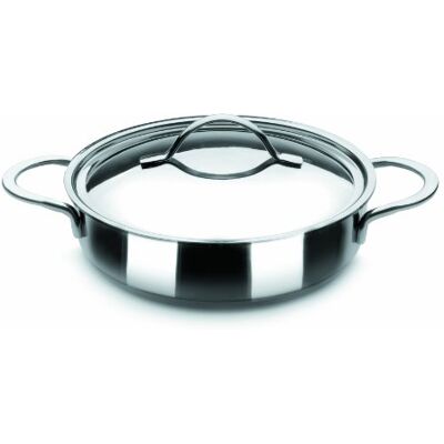 IBILI 605320 Noah Kochtopf, rund, mit Deckel, flach, Edelstahl, 20 cm IBILI 605320 Noah Kochtopf, rund, mit Deckel, flach, Edelstahl, 20 cm