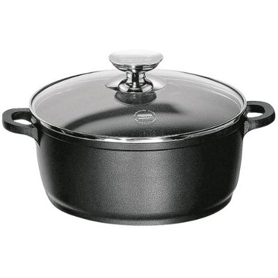 Berndes Induction Kochtopf Vario Click 20 cm, Induktion, Topf mit Deckel, allherdtauglich, robuster Aluguss, antihaft beschichtet, schwarz Berndes Induction Kochtopf Vario Click 20 cm, Induktion, Topf mit Deckel, allherdtauglich, robuster Aluguss, antihaft beschichtet, schwarz