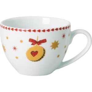 Hutschenreuther Christmas Love Espresso-Obertasse 0,100 l, Rot und Beige Hutschenreuther Christmas Love Espresso-Obertasse 0,100 l, Rot und Beige