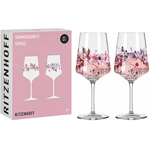 RITZENHOFF 6011002 Aperitif-Glas Sprizz 2er-Set 500 ml Serie Sommersonett Früchte & Zweige bunt Made in Germany RITZENHOFF 6011002 Aperitif-Glas Sprizz 2er-Set 500 ml Serie Sommersonett Früchte & Zweige bunt Made in Germany