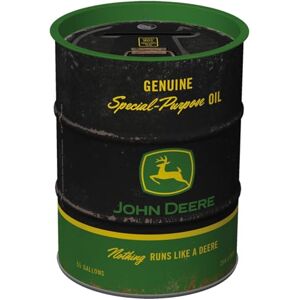 ART Retro Spardose, 600 ml, John Deere – Special-Purpose Oil Black – Geschenk-Idee für Traktor-Fans, Original Lizenzprodukt (OLP), Sparschwein aus Metall, Vintage Blech-Sparbüchse ART Retro Spardose, 600 ml, John Deere – Special-Purpose Oil Black – Geschenk-Idee für Traktor-Fans, Original Lizenzprodukt (OLP), Sparschwein aus Metall, Vintage Blech-Sparbüchse