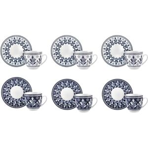 KARACA Peyker Kaffeetassen-Set für 6 Personen, 85 ml Stilvolle für den perfekten Kaffeegenuss KARACA Peyker Kaffeetassen-Set für 6 Personen, 85 ml Stilvolle für den perfekten Kaffeegenuss