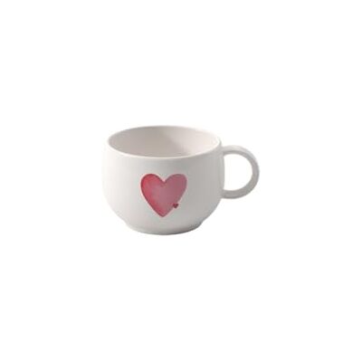 Villeroy & Boch – With Love Espressotasse, Maße: ca. 8,5 × 6,5 × 4,5 cm, Weiß mit rotem Aquarelldekor, Spülmaschinenfest & Mikrowellensicher, Herzmotiv, Kaffeetasse, Premium Porzellan Villeroy & Boch – With Love Espressotasse, Maße: ca. 8,5 × 6,5 × 4,5 cm, Weiß mit rotem Aquarelldekor, Spülmaschinenfest & Mikrowellensicher, Herzmotiv, Kaffeetasse, Premium Porzellan