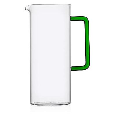 Ichendorf Milano - 9359556 - Klar Tillbringare mit grünem Griff - Serving Bottle Ichendorf Milano - 9359556 - Klar Tillbringare mit grünem Griff - Serving Bottle