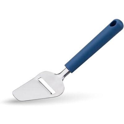 FACKELMANN Käsehobel Essential – Edelstahlklinge für feine Käsescheiben, Ergonomischer Griff, Spülmaschinengeeignet, Rostfrei, Dunkelblau, Silber FACKELMANN Käsehobel Essential – Edelstahlklinge für feine Käsescheiben, Ergonomischer Griff, Spülmaschinengeeignet, Rostfrei, Dunkelblau, Silber