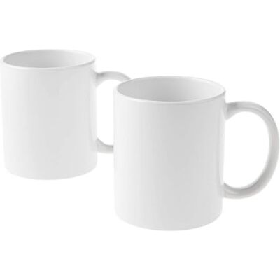 Cricut 2007821 Tassen, 2 x Sublimationsbecher mit Tinte, Weiß, Blanko, 355 ml Cricut 2007821 Tassen, 2 x Sublimationsbecher mit Tinte, Weiß, Blanko, 355 ml
