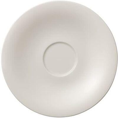 Villeroy & Boch New Cottage Basic Tee-Untertasse, Geschirr aus Hochwertigem Premium Porzellan in Weiß, 16 cm Kaffeeuntertasse, 16 x 16 x 2 cm Villeroy & Boch New Cottage Basic Tee-Untertasse, Geschirr aus Hochwertigem Premium Porzellan in Weiß, 16 cm Kaffeeuntertasse, 16 x 16 x 2 cm