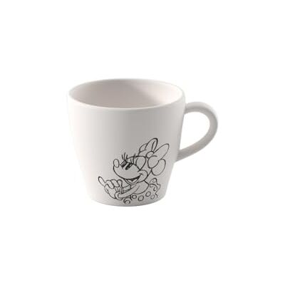 Villeroy & Boch Manufacture Rock blanc – Mickey Mouse – Kaffeetasse, weiß, spülmaschinenfest & mikrowellensicher, Schieferoptik in Weiß mit Mickey Mouse Kreidedekor, Premium Porzellan Villeroy & Boch Manufacture Rock blanc – Mickey Mouse – Kaffeetasse, weiß, spülmaschinenfest & mikrowellensicher, Schieferoptik in Weiß mit Mickey Mouse Kreidedekor, Premium Porzellan