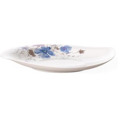 Villeroy & Boch Villeroy und Boch Mariefleur Gris Serve und Salad flache Schale, Schälchen für Beilagen und Salate, 34 cm, Premium Porzellan, weiß/bunt Villeroy & Boch Villeroy und Boch Mariefleur Gris Serve und Salad flache Schale, Schälchen für Beilagen und Salate, 34 cm, Premium Porzellan, weiß/bunt