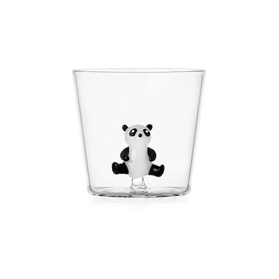 Ichendorf Milano Tumbler Panda, Kollektion Savannah, 30 cl, Borosilikatglas, handgefertigt Ichendorf Milano Tumbler Panda, Kollektion Savannah, 30 cl, Borosilikatglas, handgefertigt