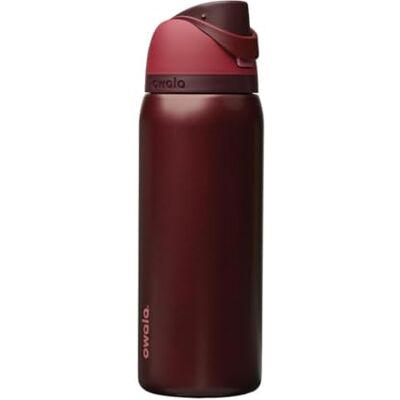 Owala FreeSip Stainless Steel 32-oz. Red (Black Cherry) (Amazon)(A7) Owala FreeSip Stainless Steel 32-oz. Red (Black Cherry) (Amazon)(A7)