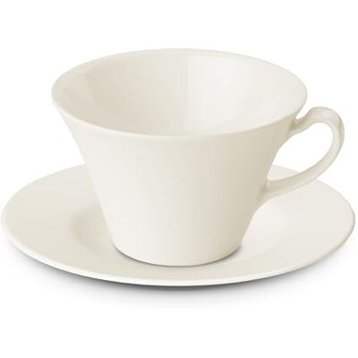 Gerlach 1760 Gerlach Muza Tassen-Set Mit Untertassen 12-Teilig Kaffeetassen 6 Stk Kaffeetasse Teetasse Aus Porzellan Kaffeeservice Für 6 Personen Kaffeebecher Elfenbeinfarbe 250ml Gerlach 1760 Gerlach Muza Tassen-Set Mit Untertassen 12-Teilig Kaffeetassen 6 Stk Kaffeetasse Teetasse Aus Porzellan Kaffeeservice Für 6 Personen Kaffeebecher Elfenbeinfarbe 250ml