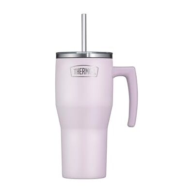 Thermos REFRESHING SERIES Isolier-Trinkbecher 0,85l, lavendel matt, Tumbler mit Strohhalm und Griff für unterwegs, Arbeit oder zu Hause, geschmacksneutraler doppelwandiger Edelstahl Thermos REFRESHING SERIES Isolier-Trinkbecher 0,85l, lavendel matt, Tumbler mit Strohhalm und Griff für unterwegs, Arbeit oder zu Hause, geschmacksneutraler doppelwandiger Edelstahl