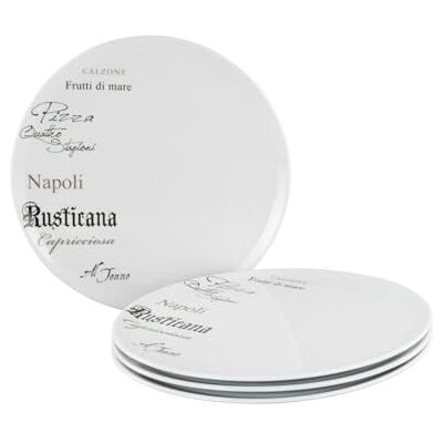 CreaTable Europa Pizza Teller Set - Grau CreaTable Europa Pizza Teller Set - Grau