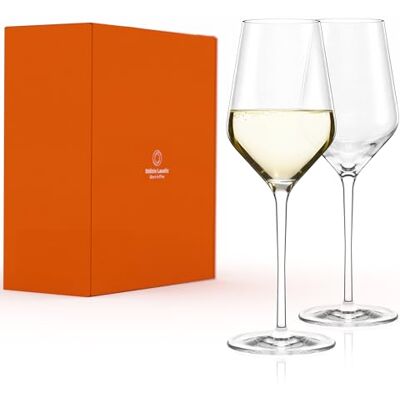 Stölzle Lausitz Weißweingläser Quatrophil 2er-Set 405 ml – Hochwertige Weingläser ideal für Weißwein & Aperitif – Eleganter Weißweinkelch aus Kristallglas – spülmaschinenfest & Made in Germany Stölzle Lausitz Weißweingläser Quatrophil 2er-Set 405 ml – Hochwertige Weingläser ideal für Weißwein & Aperitif – Eleganter Weißweinkelch aus Kristallglas – spülmaschinenfest & Made in Germany