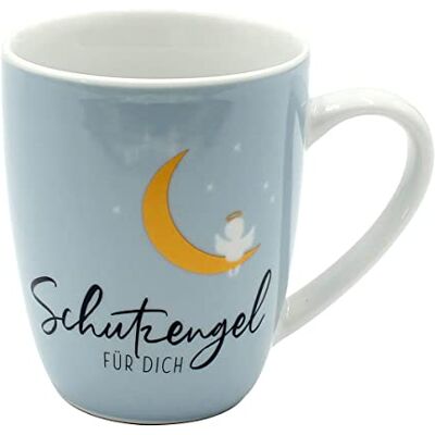 Dekohelden24 ***Kaffeebecher/Tasse aus Porzellan, Motiv: Schutzengel für Dich, Größe H/Ø: 9,8 x 8,2 cm, Fassungsvermögen 250 ml, Spülmaschinengeeignet. Dekohelden24 ***Kaffeebecher/Tasse aus Porzellan, Motiv: Schutzengel für Dich, Größe H/Ø: 9,8 x 8,2 cm, Fassungsvermögen 250 ml, Spülmaschinengeeignet.