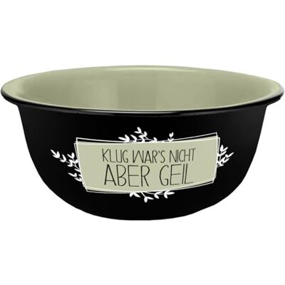 Gedalabels Müslischale Klug wars nicht Emaille-Optik 600ml, Keramik, Schale, Dessertschale, Müsli, Eis, , Grün Gedalabels Müslischale Klug wars nicht Emaille-Optik 600ml, Keramik, Schale, Dessertschale, Müsli, Eis, , Grün