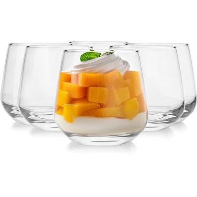 Glasmark KROSNO 1992 Dessertgläser 6er Set 310 ml Aus Glas Eisbecher Gläser Eisschalen Dessertschalen Spülmaschinenfest Glasmark KROSNO 1992 Dessertgläser 6er Set 310 ml Aus Glas Eisbecher Gläser Eisschalen Dessertschalen Spülmaschinenfest