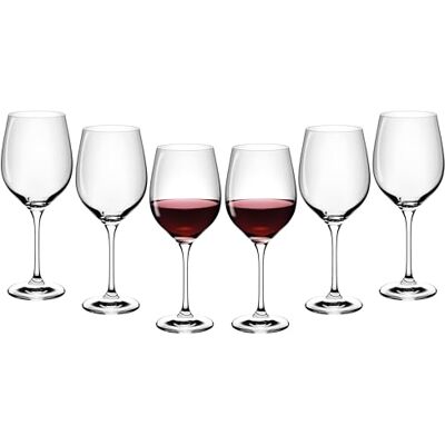Gerlach 1760 Weingläser Gläser Set 6 Stück 530 ml Weißweingläser Rotweingläser Kristallglas Wein Glas Universell Weißweinkelche Spülmaschinenfest Celestia Gerlach 1760 Weingläser Gläser Set 6 Stück 530 ml Weißweingläser Rotweingläser Kristallglas Wein Glas Universell Weißweinkelche Spülmaschinenfest Celestia