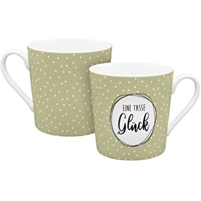 Gedalabels Tasse Glück grün 350ml Gedalabels Tasse Glück grün 350ml