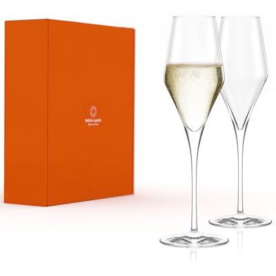 Stölzle Lausitz Champagner Gläser Quatrophil 2er-Set 290ml – Eleganter Champagnerkelch ideal für Sekt & Prosecco – Hochwertige Kristall Sektgläser aus deutscher Herstellung – Spülmaschinen- & Stoßfest Stölzle Lausitz Champagner Gläser Quatrophil 2er-Set 290ml – Eleganter Champagnerkelch ideal für Sekt & Prosecco – Hochwertige Kristall Sektgläser aus deutscher Herstellung – Spülmaschinen- & Stoßfest