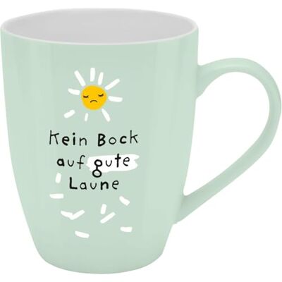 H:)PPY life H:) PPY life Becher mit Motiv "Kein Bock" Tasse mit Spruch, New Bone China Porzellan, 35 cl, mit Geschenkbaderole lustiges Geschenk, Geburtstag 74187 H:)PPY life H:) PPY life Becher mit Motiv "Kein Bock" Tasse mit Spruch, New Bone China Porzellan, 35 cl, mit Geschenkbaderole lustiges Geschenk, Geburtstag 74187