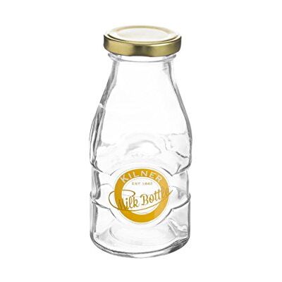 Kilner Milchflasche 0,19 L, Glas, auslaufsicherer Twist-Off-Deckel Kilner Milchflasche 0,19 L, Glas, auslaufsicherer Twist-Off-Deckel