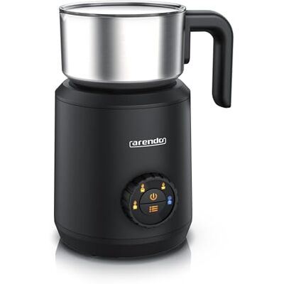Arendo Milchaufschäumer Induktion Induktionsmilchaufschäumer elektrisch ohne Anbrennen – bis zu 400 ml warmer und kalter Milchschaum – 4 Temperaturen – Milk Frother Kaffee Latte Cappuccino Arendo Milchaufschäumer Induktion Induktionsmilchaufschäumer elektrisch ohne Anbrennen – bis zu 400 ml warmer und kalter Milchschaum – 4 Temperaturen – Milk Frother Kaffee Latte Cappuccino