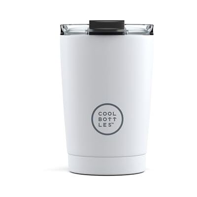 Cool Bottles - Mono - Weiß - 330 ml - Thermosbecher Cool Bottles - Mono - Weiß - 330 ml - Thermosbecher