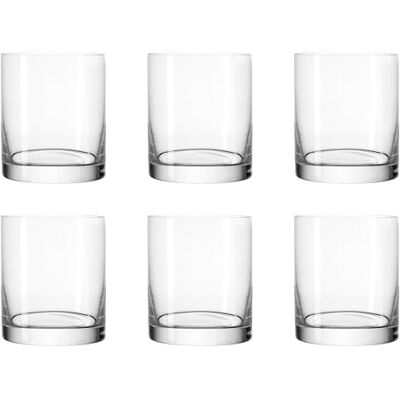 LEONARDO HOME Leonardo 039614 Easy+ Set 6 Becher Maxi, Glas, klar, 7.9 x 7.9 x 8.80 cm, 6 Einheiten LEONARDO HOME Leonardo 039614 Easy+ Set 6 Becher Maxi, Glas, klar, 7.9 x 7.9 x 8.80 cm, 6 Einheiten