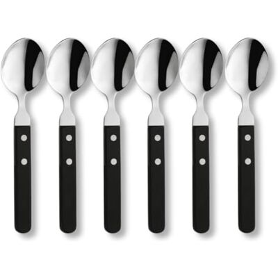 Amefa PIZZA 7000 Steaklöffel Set 6 Personen, 18/0 Edelstahl, Pakka Wood Amefa PIZZA 7000 Steaklöffel Set 6 Personen, 18/0 Edelstahl, Pakka Wood