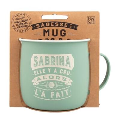 MUG NOMADE Sabrina Personalisierte Tee- und Kaffeetasse – Geschenk für Damen MUG NOMADE Sabrina Personalisierte Tee- und Kaffeetasse – Geschenk für Damen