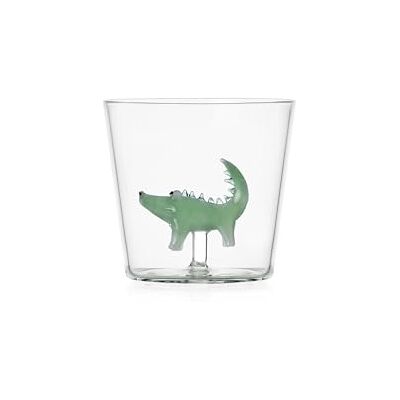 Ichendorf Milano Tumbler Krokodil, Kollektion Savannah, 30 cl, Borosilikatglas, handgefertigt Ichendorf Milano Tumbler Krokodil, Kollektion Savannah, 30 cl, Borosilikatglas, handgefertigt