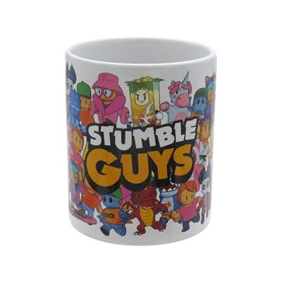 CYPBRANDS – Stumble Guys, Tasse, Keramiktasse, Frühstück, Haushaltswaren, Originalbecher, weiß, offizielles Produkt CYPBRANDS – Stumble Guys, Tasse, Keramiktasse, Frühstück, Haushaltswaren, Originalbecher, weiß, offizielles Produkt