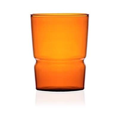 Ichendorf Milano Tumbler Bernstein Tap-Kollektion 28 cl Borosilikatglas handgefertigt Ichendorf Milano Tumbler Bernstein Tap-Kollektion 28 cl Borosilikatglas handgefertigt