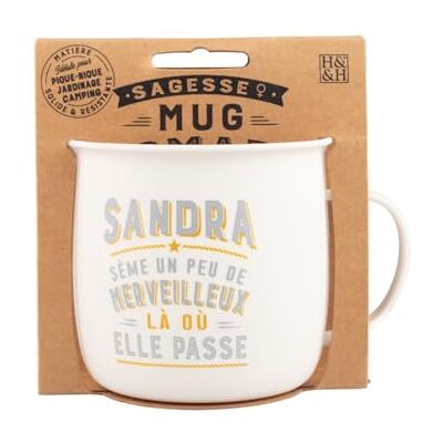 MUG NOMADE Sandra personalisierbare Tee- und Kaffeetasse – Geschenk für Damen, Pastellfarben MUG NOMADE Sandra personalisierbare Tee- und Kaffeetasse – Geschenk für Damen, Pastellfarben